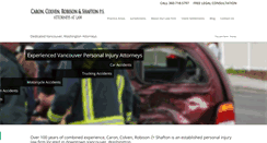Desktop Screenshot of ccrslaw.com